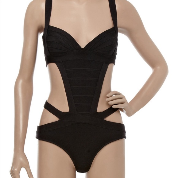 Herve leger bathing suit Clearance